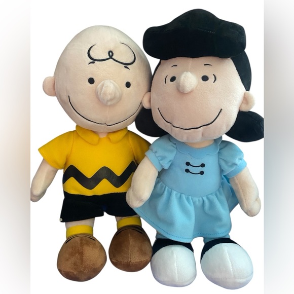Charlie Brown and Lucy plush Dolls by Kohl’s Cares 2019. TB1 - Picture 1 of 6